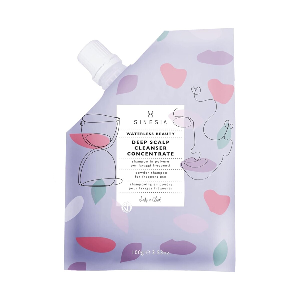 Shampoo Hidratante en Polvo para lavados frecuentes - 100 gr
