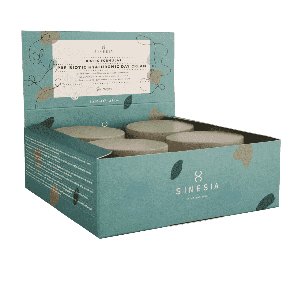 Crema Facial Reequilibrante con acción Probiótica del Microbioma Cutáneo - 4 x 50 ml