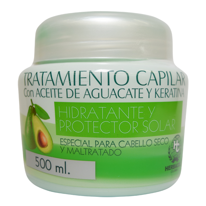 Tratamiento de Aguacate y keratina – Hidratación, suavidad y control del frizz (500 ml)