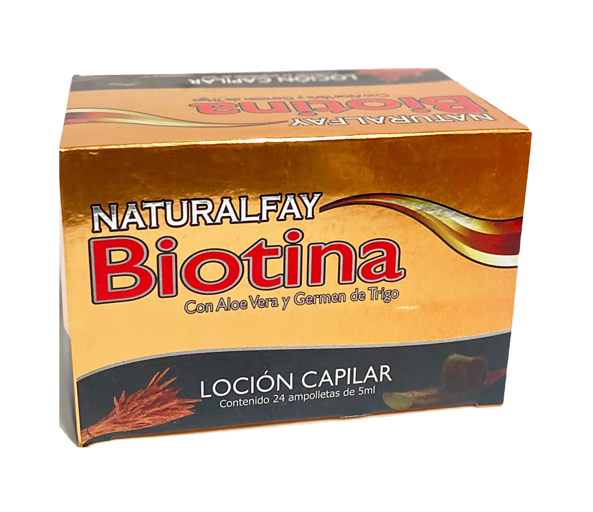 Ampolla Biotina – Fortalecimiento y brillo capilar 5ml X 24 Uni