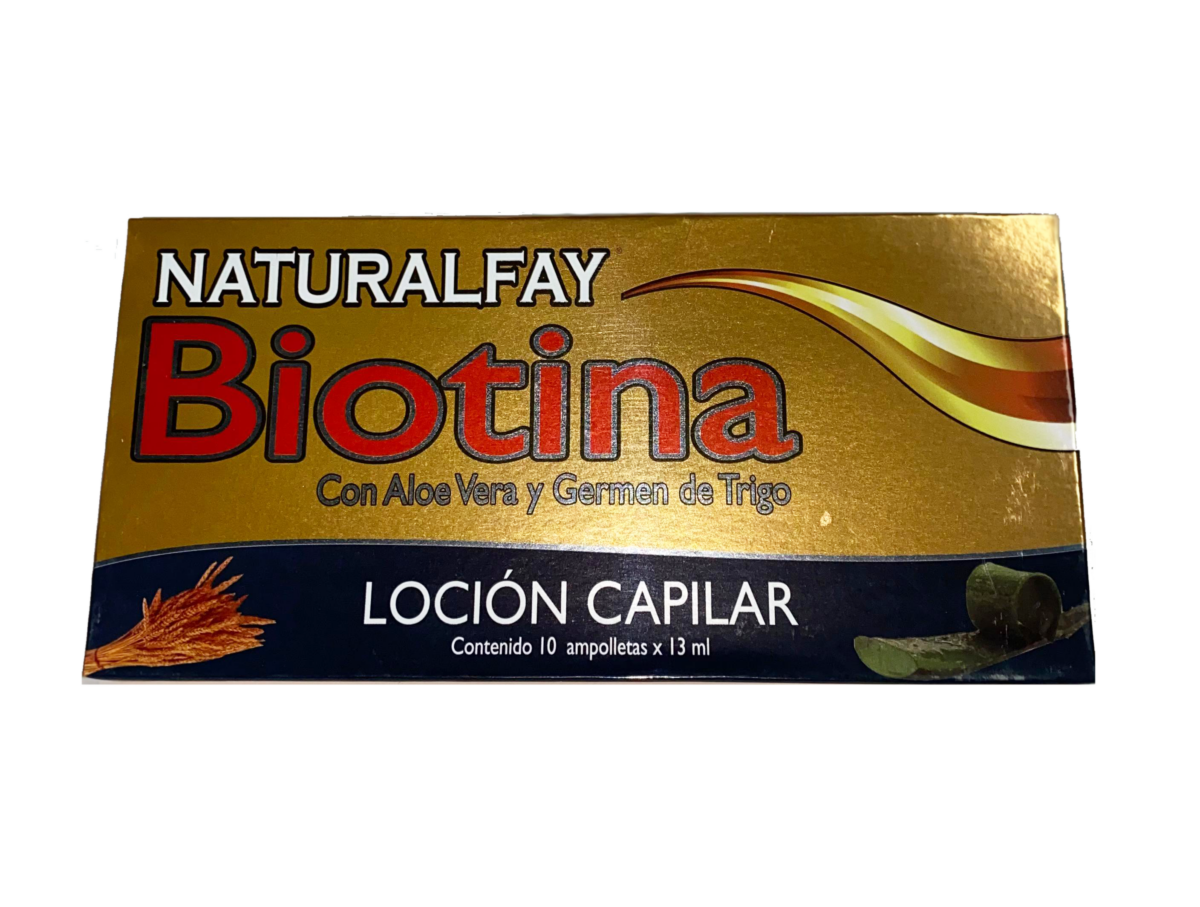 Ampolla Biotina – Fortalecimiento y brillo capilar 13ml X 10 Uni