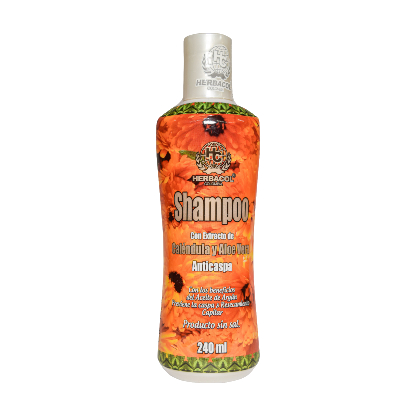 Shampoo de Caléndula y Aloe Vera (240 ml)