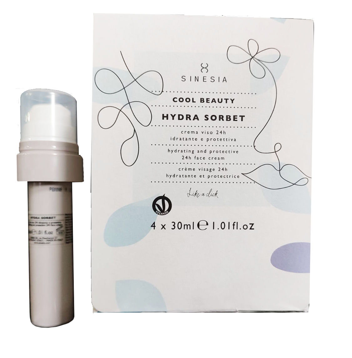 Crema Facial 24H Hidratante y Protectora - 4 x 30 ml