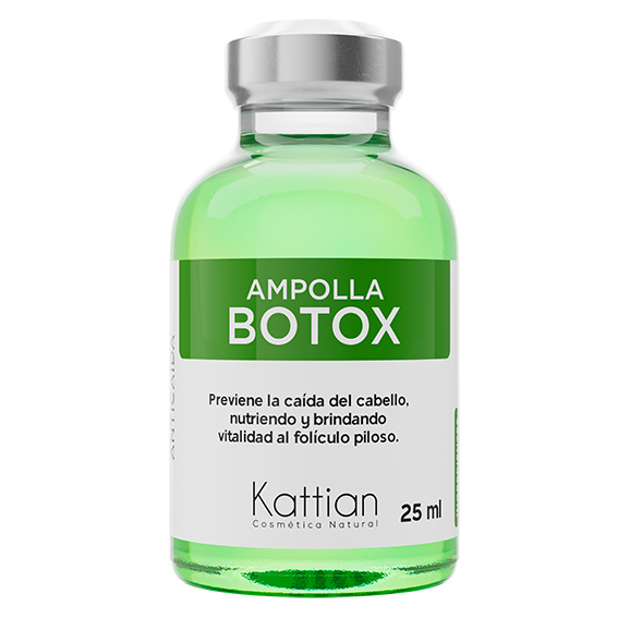 Ampolla Botox Anticaída 25ml Kattian – Fortalecimiento y control de la caída capilar