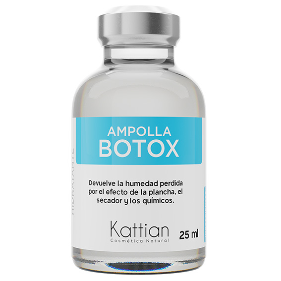 Ampolla Botox Hidratante 25ml Kattian – Hidratación profunda y revitalización capilar