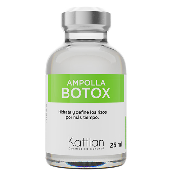 Ampolla Botox Rizos 25ml Kattian – Definición, hidratación y control del frizz