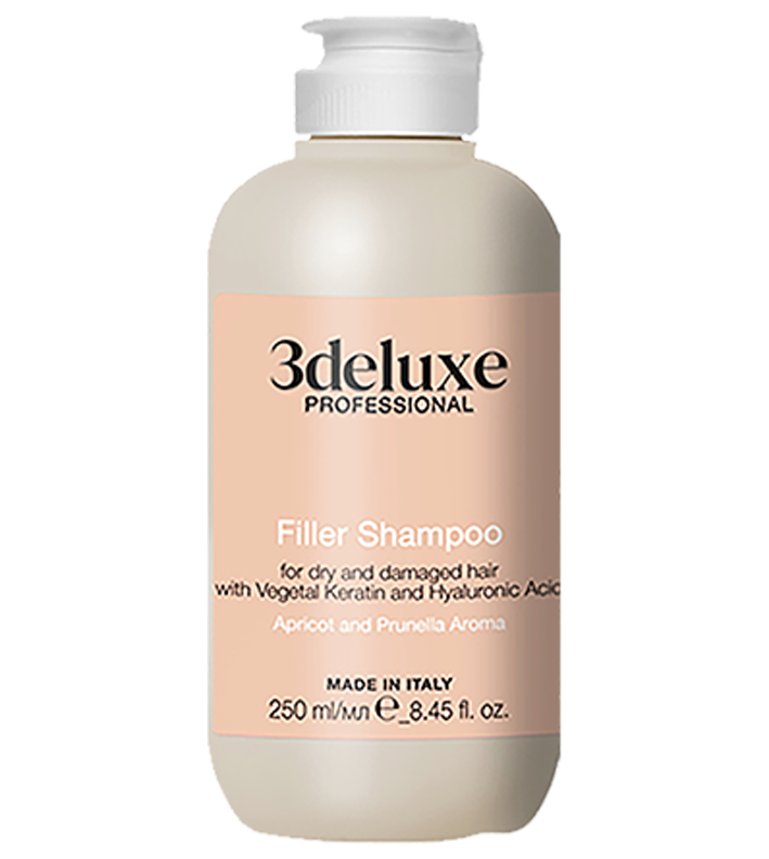 Shampoo Filler (250ml) – Limpieza reparadora y efecto relleno capilar